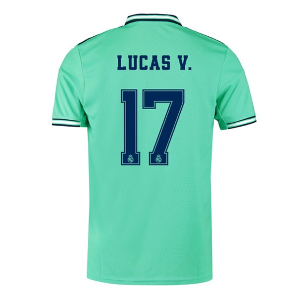 Maillot Football Real Madrid NO.17 Lucas V. Third 2019-20 Vert